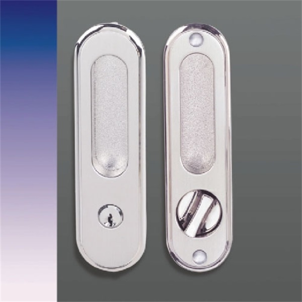 HD-8103移門(mén)鎖 帶鑰匙 拉絲鎳/光鎳