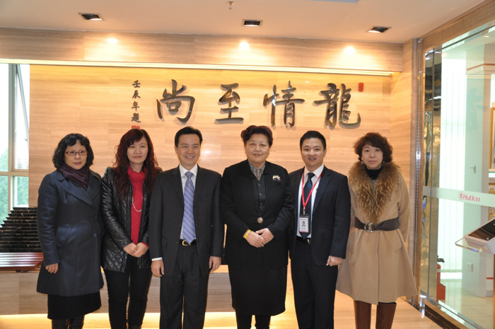 劉延寧女士、五金聯盟一行赴匯泰龍公司調研