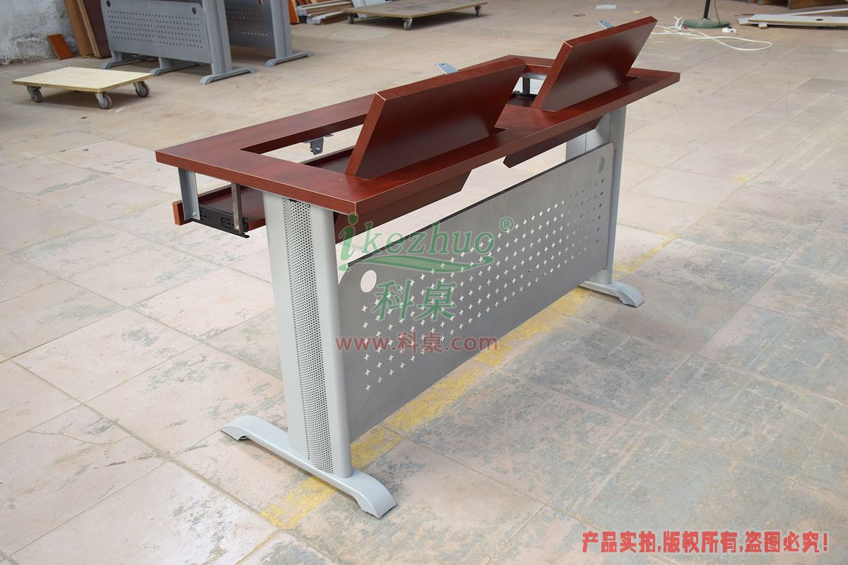 科桌家具,無邊框翻轉電腦桌,翻轉電腦桌,雙人位金屬腳架無邊框翻轉電腦桌K14-B 科桌家具,無邊框翻轉電腦桌,翻轉電腦桌,雙人位金屬腳架無邊框翻轉電腦桌K14-B