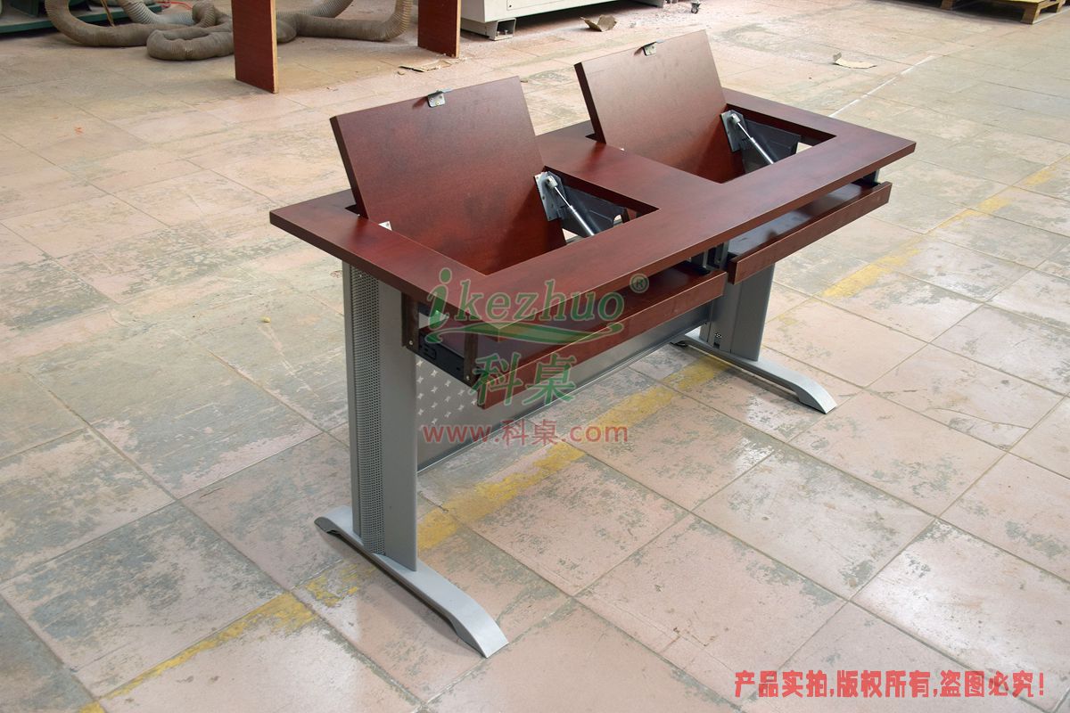 科桌家具,無邊框翻轉電腦桌,翻轉電腦桌,雙人位金屬腳架無邊框翻轉電腦桌K14-B 科桌家具,無邊框翻轉電腦桌,翻轉電腦桌,雙人位金屬腳架無邊框翻轉電腦桌K14-B